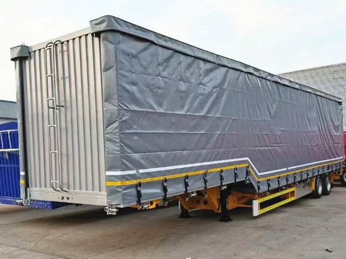 Side curtain box semi-trailer